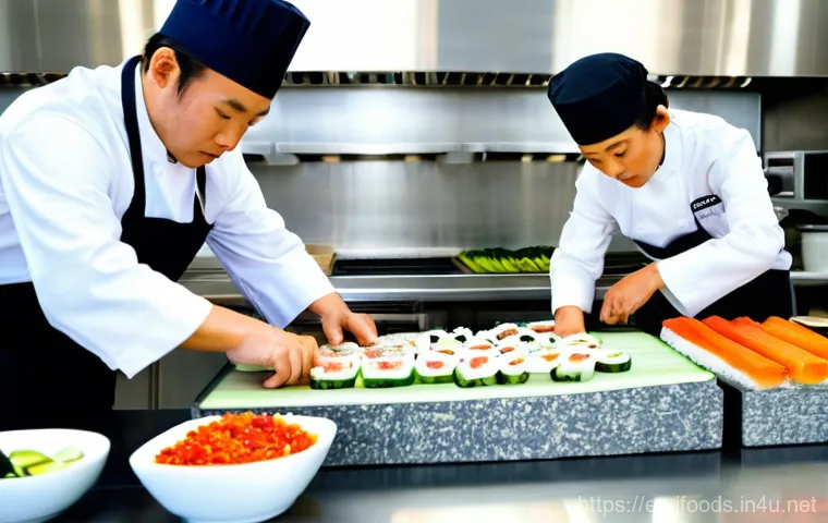 일식조리사 연봉 협상 전략 - **Prompt: A professional female chef, in her early 30s, dressed in a sharp, clean white chef's jacke... 일식조리사 연봉 협상 전략 - **Prompt: A professional female chef, in her early 30s, dressed in a sharp, clean white chef's jacke...